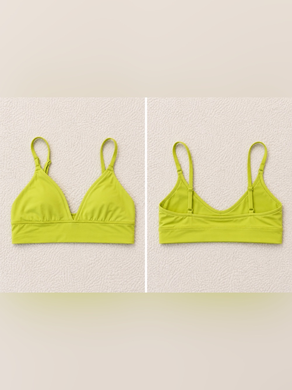 SKIMS Lime Green Triangle Bralette